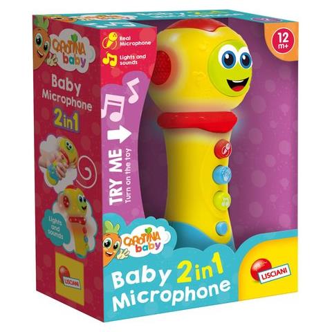 Prescolare Lisciani 100606 Carotina Baby Microfono 2 In 1 - Foto 1