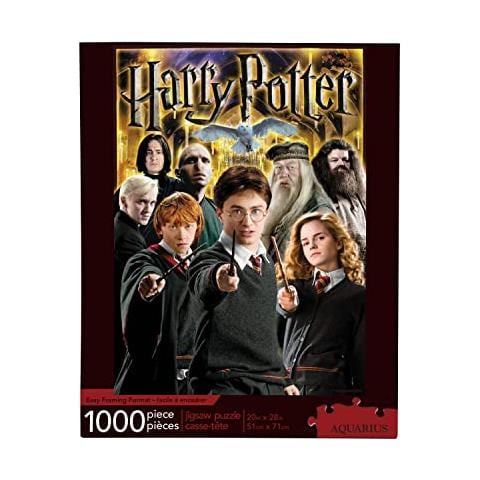 Harry Potter Puzzle Character Collage (puzzle Da 1000 Pezzi) - Articoli E Oggetti Da Collezione Di Harry Potter Con Licenza Ufficiale - Antiriflesso - Adattabilita Precisa - 20x28 Pollici - Foto 1