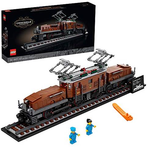 Locomotiva Del Coccodrillo 10277 Kit Di Costruzione Ricrea L'iconica Locomotiva Del Coccodrillo Con Questo Modello Di Treno. È Un'ottima Idea Regalo Per Gli Appassionati Di Treni (1.271 Pezzi) - Foto 1