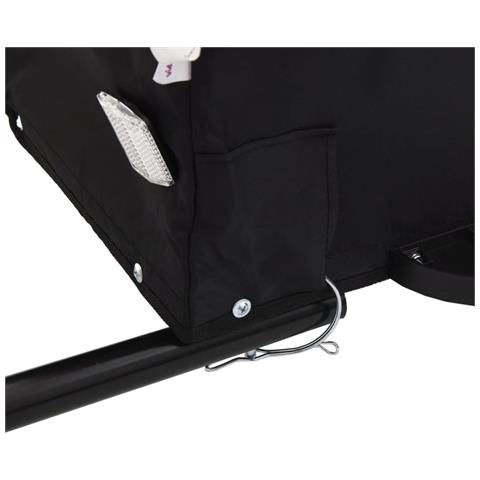 Rimorchio Da Bici Nero E Arancione 45 Kg In Ferro - Foto 10