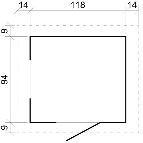 Casetta Legno Per Bambini - Casetta Giocattolo Per Bambini - L112xl146xa145cm / 1,1m2 - Casetta Da Gioco Da Esterno - Casetta Da Giardino Timbela M505-1 - Foto 6