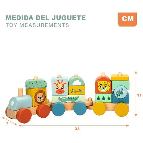 Treno Woomax Animali (6 Unità) - Foto 2