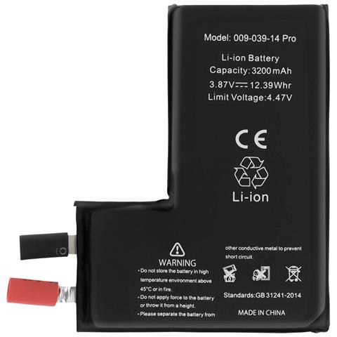 Batteria Senza Bms Per Iphone 14 Pro Capacità 3200mah - Foto 1