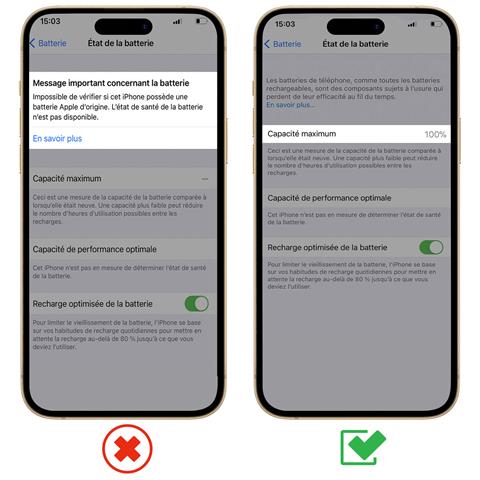 Batteria Senza Bms Per Iphone 14 Pro Capacità 3200mah - Foto 4