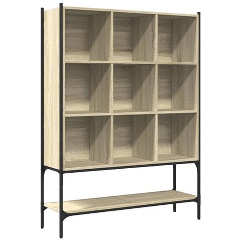 Libreria Rovere Sonoma 102x30x141,5 Cm In Legno Multistrato - Foto 2