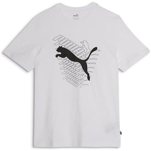 Graphics Cat Tee 68016602, Uomini, Bianca, M - Foto 1