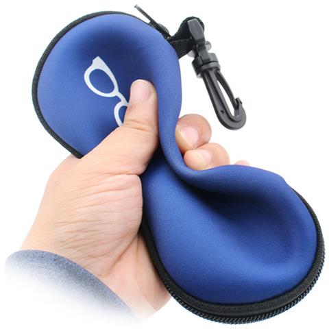 Custodia Portatile Per Occhiali Da Sole Blue - Foto 2