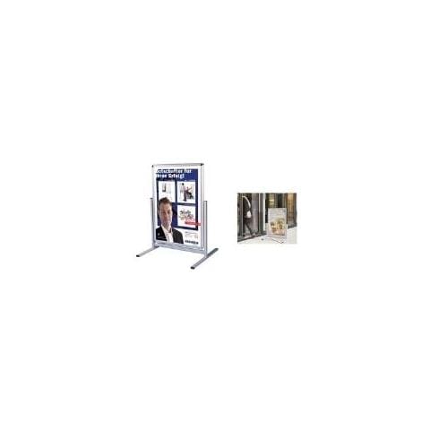 Plakatstnder ""outdoor"", Din A1 (b) 594 X (h) 841 Mm Fr Den Auenbereich, Aus Silbereloxiertem Aluminium (bs1302) - Foto 1
