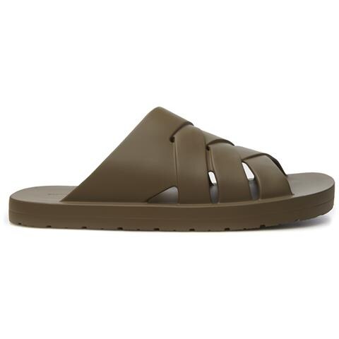 Pantofola 'flinston' In Gomma Kaki - Eu42/us9 - Foto 1