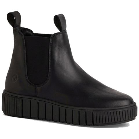 Chelsea Booties Stivaletti Pelle Scarpe Donna Nero Eu 37, 1-25403-43 003 - Foto 1