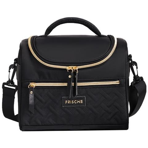 Borsa Porta Pranzo Isotermica A Forma Di Mezzaluna Con Tracolla Black - Foto 1