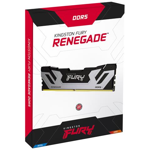 FURY 48GB 8400MT /s DDR5 CL40 CUDIMM (Kit da 2) Renegade Silver XMP - Foto 5