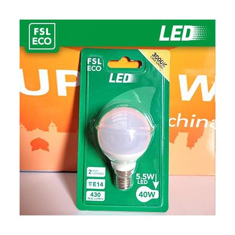 Lampada Sfera Blister - 5,5w 4000k E14 - Foto 1