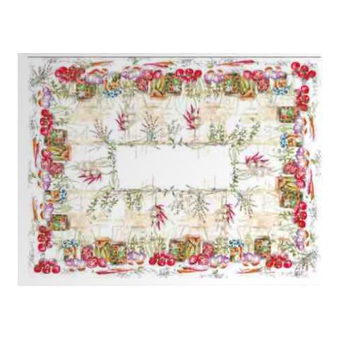 Cotton House - Tovaglia Vincent 12 Persone In Cotone Toscana 140x240cm - Foto 1