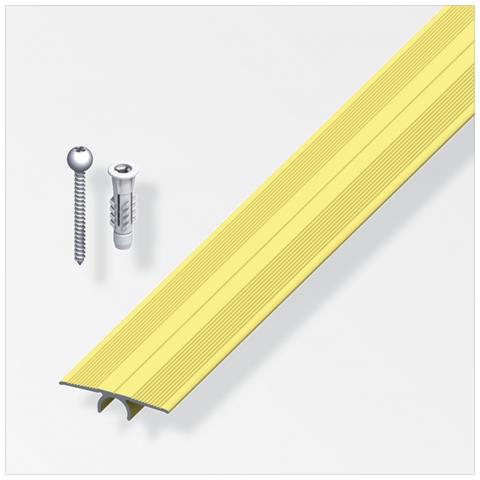 1mt - Profilo Di Compensazione Di Livello In Alluminio Anodizzato 33x900mm - Colore Ottone - Foto 1