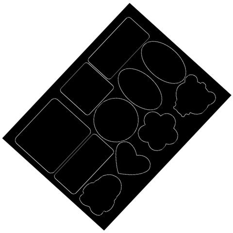 Toppe Per Riparazione Piumini, Toppe Termoadesive Per Abbigliamento, 10 Pezzi Black Modello 2 - Foto 2