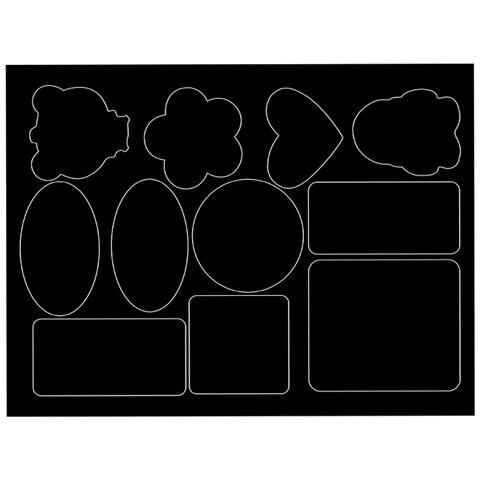 Toppe Per Riparazione Piumini, Toppe Termoadesive Per Abbigliamento, 10 Pezzi Black Modello 2 - Foto 3