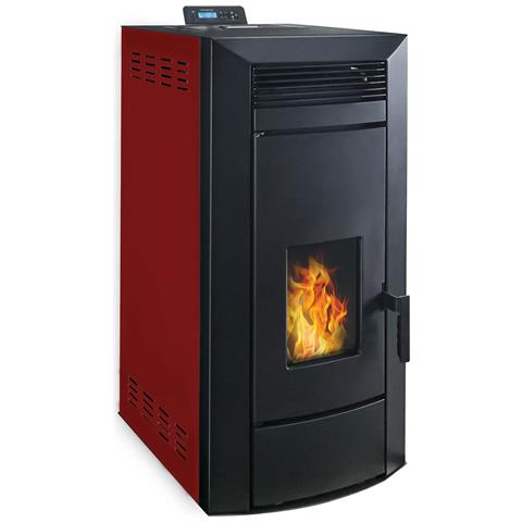 Stufa A Pellet Idraulica Ermetic Kleona 22,7 Kw Bordeaux - Foto 1