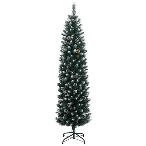Albero di Natale Artificiale Sottile con 300 LED 180 cm - Foto 2