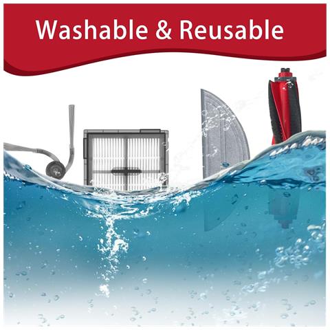 Kit Di Accessori Di Ricambio Per Una Pulizia Potenziata Per Roborock Q10 S5 - Foto 4