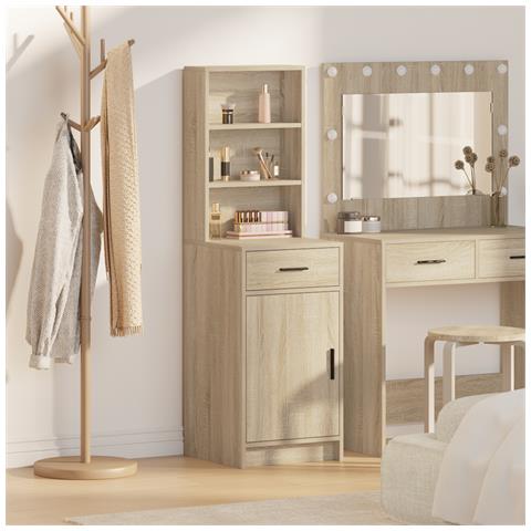 Armadio alto Rovere Sonoma 40x41x135 cm Legno ingegnerizzato - Foto 2