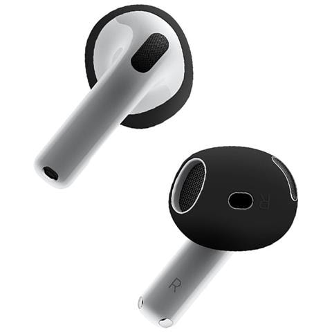 Cuscinetti Auricolari In Silicone Per Apple Airpods 4 - Set Da 2 Paia: Comfort E Protezione Black - Foto 2