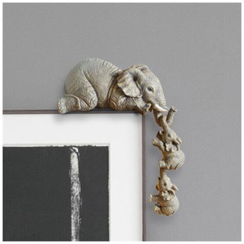 Set Di Statuette Di Elefanti In Resina - Decorazione Creativa Per La Casa - Foto 2