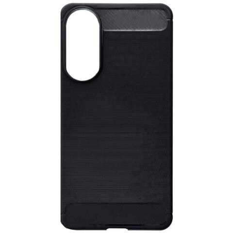 Custodia B-case Tpu Silicone Cover Case Per Samsung Galaxy S25 Edge 5g Carbon Metal Black - Foto 2