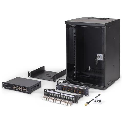 Set di rete SOHO Pro, 254 mm (10") - 9U, 315 x 300 mm (L x P) - Foto 1