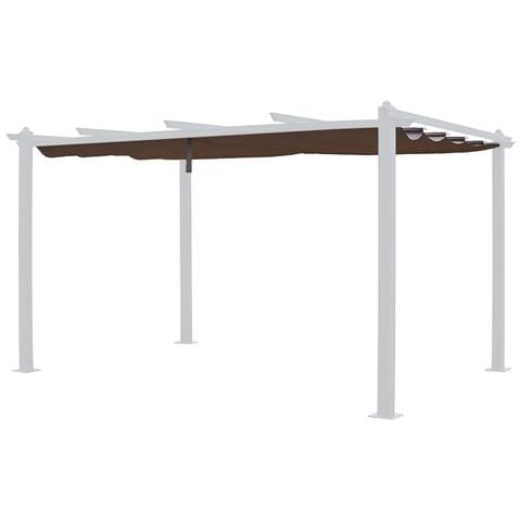 Tessuto Per Pergola Autoportante 3 × 4 M Cassis Taupe - Foto 2