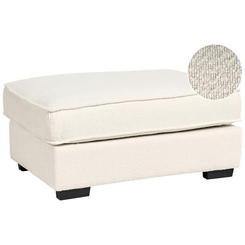 Ottomana Kolding Bouclé Beige Chiaro - Foto 2