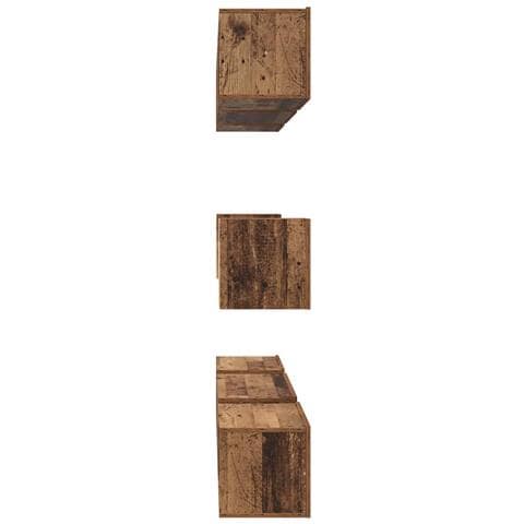 Set di mobili TV 8 pcs Legno vecchio Legno multistrato - Foto 9