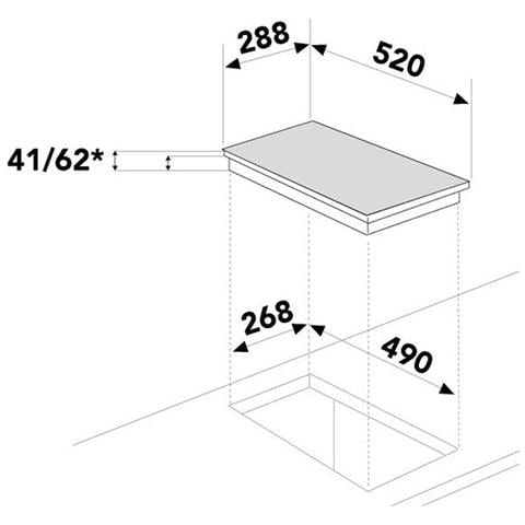 Piano Cottura Domino In Vetroceramica Nera Da 30 Cm E 3000 W - Gth32t - Foto 2