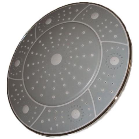 Soffione Stondato Anticalcare D.25 Cm Serie Ninfea - 25 Cm Cromo A Magazzino - Foto 1