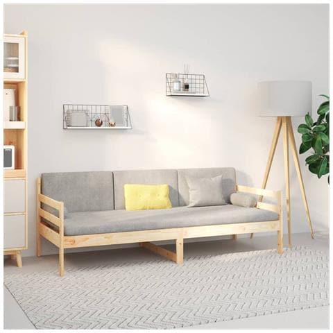 Dormeuse senza Materasso 80x200 cm in Legno Massello di Pino - Foto 2
