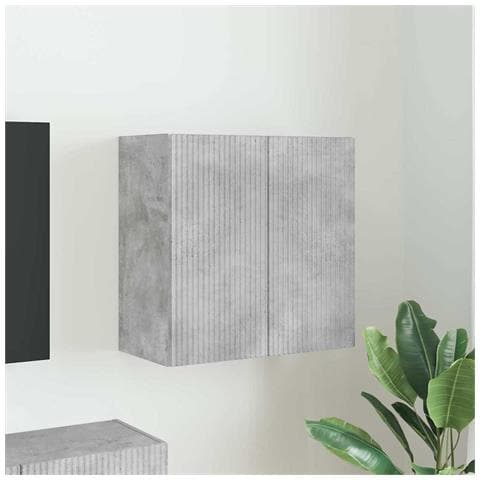 Mobile TV da parete Grigio cemento 59,5 x 31 x 60 cm - Foto 2