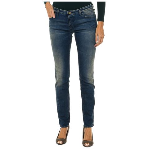 Jeans Lunghi Da Donna Stile Skinny Fit 6x5j06-5d06z - Foto 1