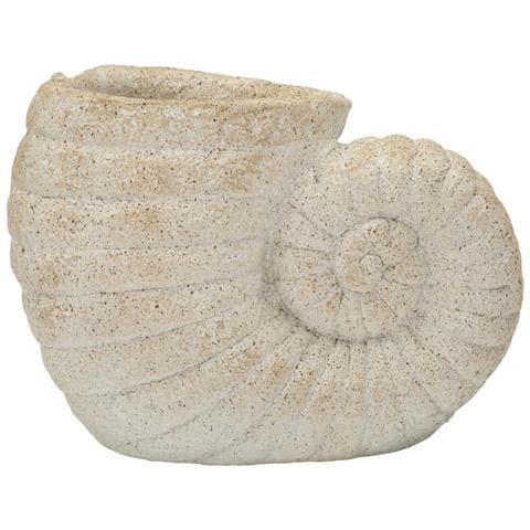 Vaso Shell Sand In Magnesio Beige A Forma Di Conchiglia - Foto 1