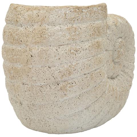 Vaso Shell Sand In Magnesio Beige A Forma Di Conchiglia - Foto 2