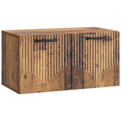 Mobile Porta TV da Muro Legno antico 59,5 x 31 x 30 cm - Foto 1