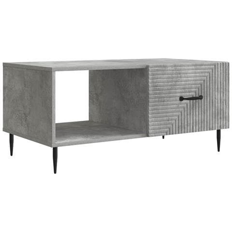 Tavolino da salotto Grigio Cemento 90 x 50 x 40 cm - Foto 1