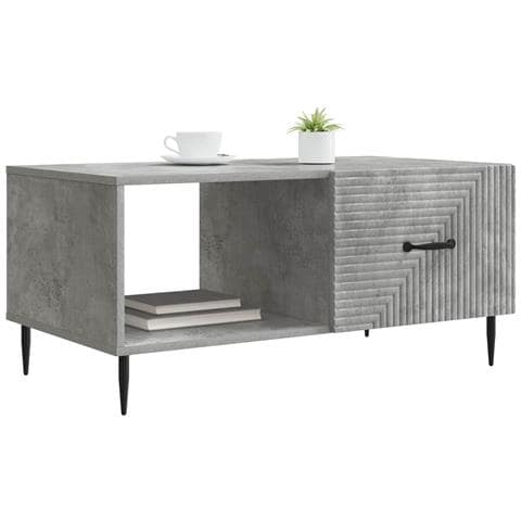 Tavolino da salotto Grigio Cemento 90 x 50 x 40 cm - Foto 2