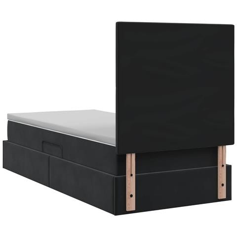 Letto con contenitore e materasso con testiera Velluto - Foto 9