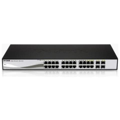 Smart Switch 24 porte 10/100/1000 Mbps include 4 porte Combo SFP - Foto 2