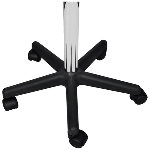 Sgabello Ufficio Nero - Foto 2