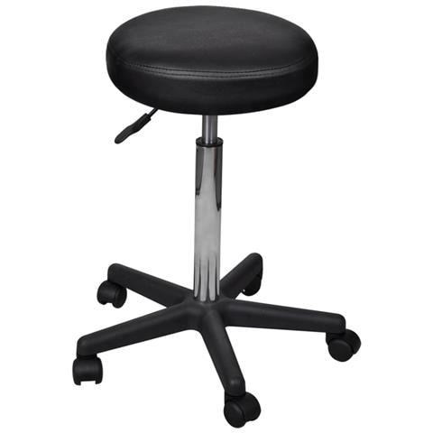 Sgabello Ufficio Nero - Foto 1