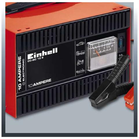 Caricabatteria Elettronico CC-BC 10E da 12 V Colore Rosso - Foto 2