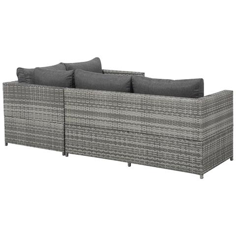Set Da Giardino In Rattan Grigio Avola - Foto 31