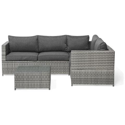 Set Da Giardino In Rattan Grigio Avola - Foto 1