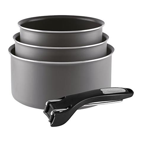 Sitram 710876-set Di 3 Pentole Antiaderenti In Alluminio, Colore: Grigio Talpa, Sitramulti Con Manico, 16/18/20 Cm - Foto 1